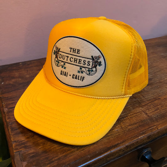 The Dutchess Trucker Hat - Yellow