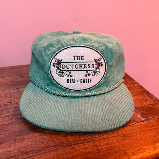 The Dutchess Hat - Sage Corduroy