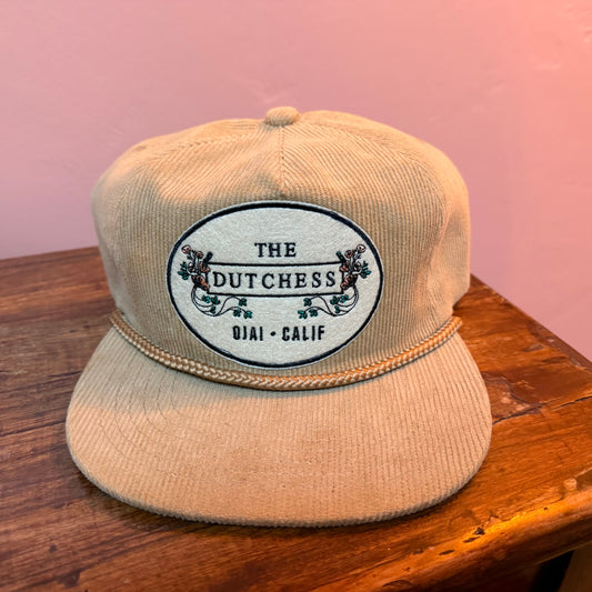 The Dutchess Hat - Tan Corduroy